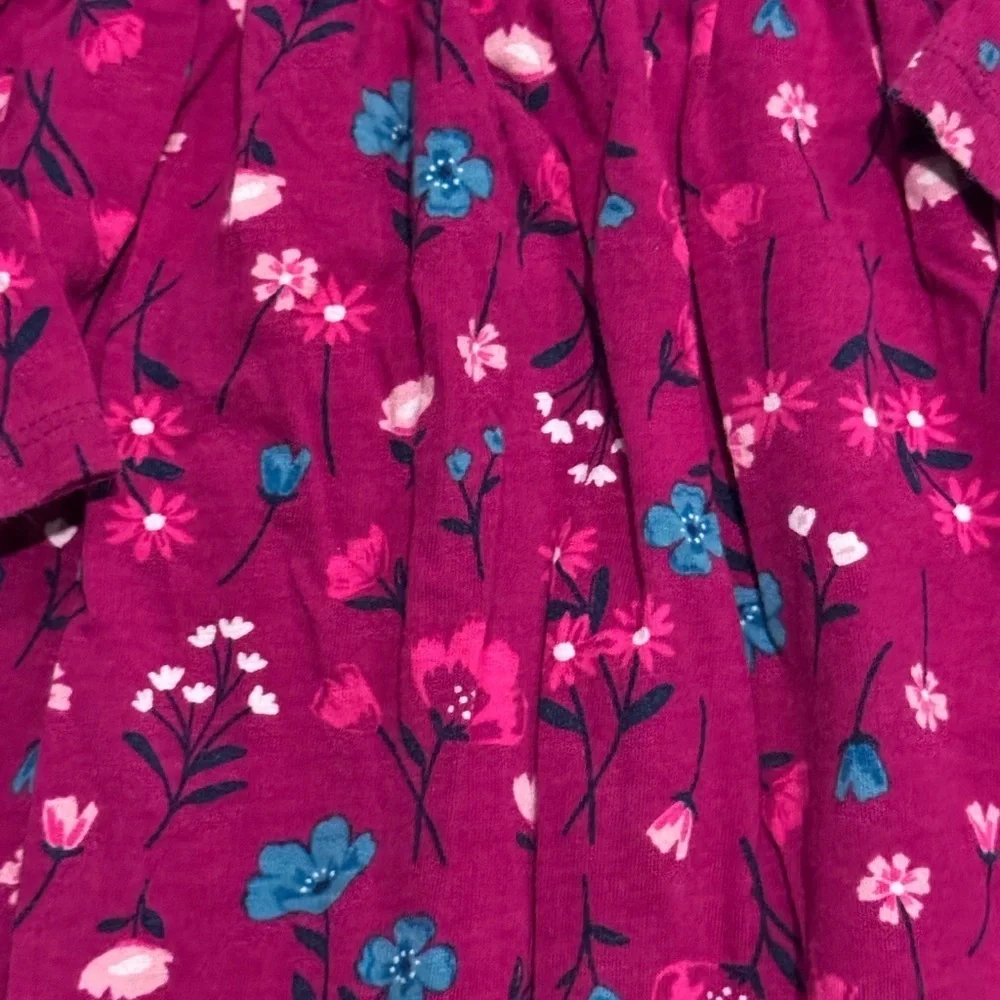 5 for $25 SALE 🎉 Carter's Floral Dress with Pink and Blue Accents